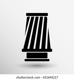 vector air filter symbols Icon car illustration.