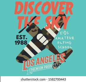 vector air show t shirt illustration
