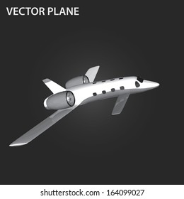 vector aircraft or airplane eps10