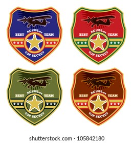 Vector airplane / Flying Badge / Vector airplane labels