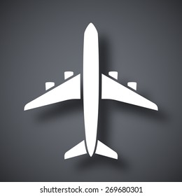 Vector airplane icon