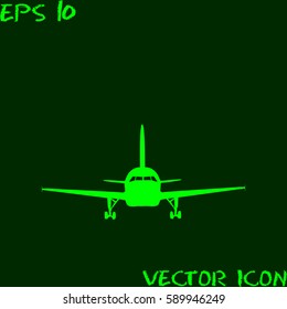 Vector airplane Icon