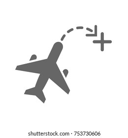 Vector airplane Icon