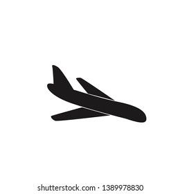 Vector airplane Icon. illustration on white background