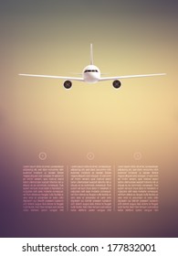 vector airplane illustration