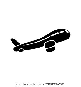 vector of airplane images in simple form, this vector is good for logos and icons