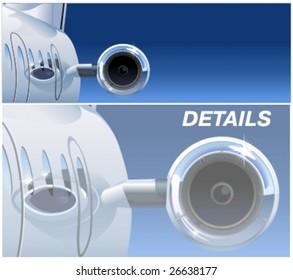 Vector airplane in the Sky. More vector airplanes see in my portfolio.