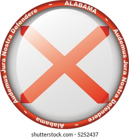Vector of Alabama state flag