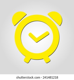 Vector Alarm Clock Icon Symbol