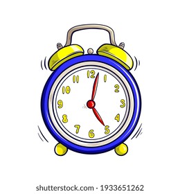 vector alarm clock, is a clock that has a function as an alarm, usually used to wake someone up during sleep.