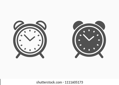 Vector alarm icon. Clock,, timer, watch, etc.
