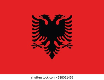 Vector Albania flag, Albania flag illustration, Albania flag picture, Albania flag image,