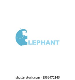 Vector of an alephant logo and icon