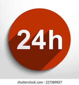 Vector all day open web icon. Eps 10.