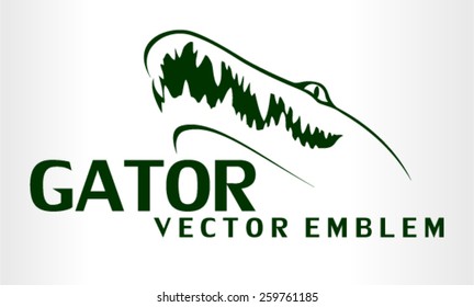vector Alligator mascot