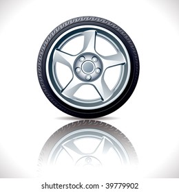 Vector alloy wheel.