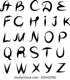 Vector alphabet. 