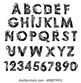 Vector Alphabet Background