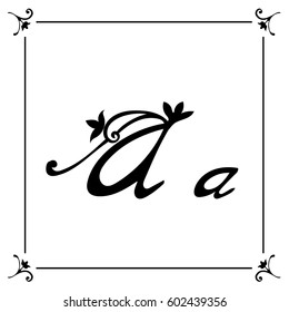 Vector Alphabet. Brush Letters. Handwritten Script Alphabet. Hand Lettering and Custom Typography for Designs , Posters, Cards, etc. Vector Illustrations.