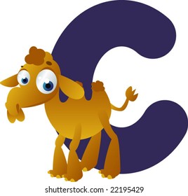 vector alphabet: C is for camel