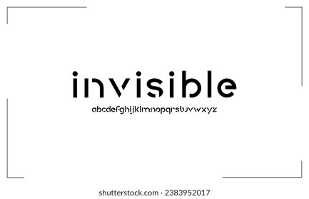 Image vectorielle jeu de caractères alphabet. Design de typographie moderne en tranches. Sans type de police en minuscules normal. Style graphique de lettre géométrique