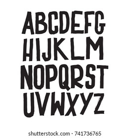 Vector Alphabet. Custom Letters. Lettering and Custom Typography for Designs: Logo, for Poster, Invitation, Handwritten font
