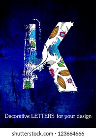 vector, the alphabet, decorative letters.