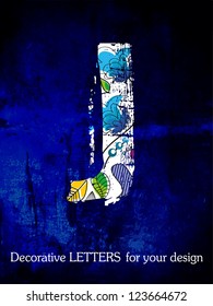 vector, the alphabet, decorative letters.