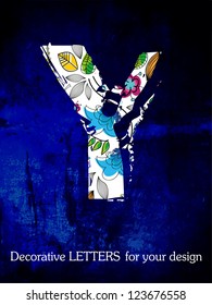vector, the alphabet, decorative letters.