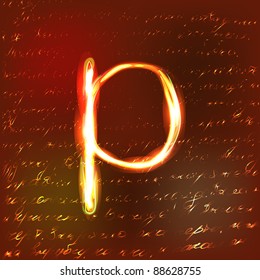 Vector - Alphabet Golden