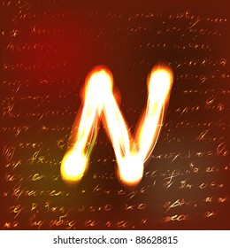 Vector - Alphabet Golden