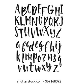 Vector Alphabet Your Design Hand Drawn Stock Vector (Royalty Free ...