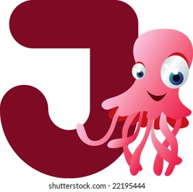 Vektor-Alphabet: J ist für Gelee