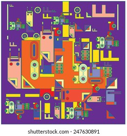 Vector Alphabet letter F