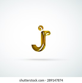 Logo de la letra vectorial. Creado con formas geométricas, ondas y formas fluidas transparentes y coloridas