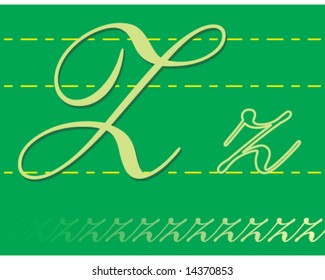 vector alphabet letter z