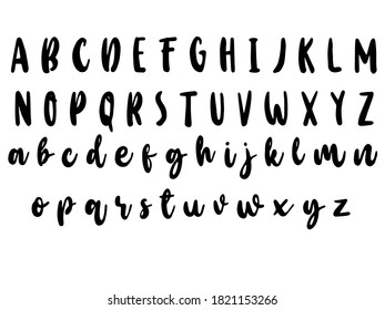 Vector Alphabet. Lettering and Custom Typography for Designs: Logo, for Poster, Invitation, etc.