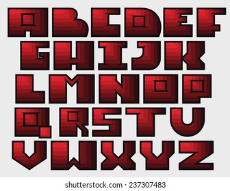 Vector Alphabet Letters
