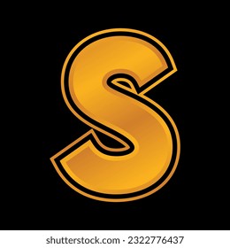 Vector alphabet letters A,B,C,D,E,F,G,H,I,J,K,L,M,N,O,P,Q,R,S,T,U,V,W,X ,Y,Z in elegant gold color