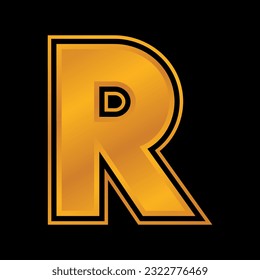 Vector alphabet letters A,B,C,D,E,F,G,H,I,J,K,L,M,N,O,P,Q,R,S,T,U,V,W,X ,Y,Z in elegant gold color