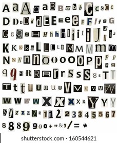 Alphabet Newspaper Hd Stock Images Shutterstock