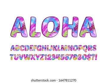 Aloha Hawaii Best Creative Design Poster Stock Vector (Royalty Free