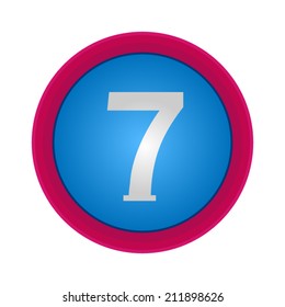 Vector Alphabet, number 7, EPS10