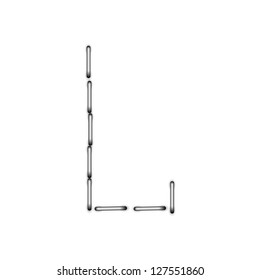 vector alphabet on a white background. Eps10