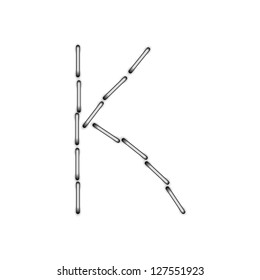 vector alphabet on a white background. Eps10