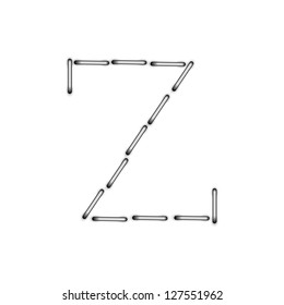 vector alphabet on a white background. Eps10