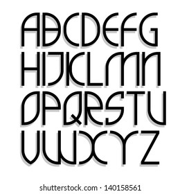 Vector alphabet set