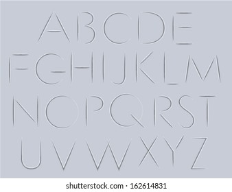 Vector Alphabet Set Stock Vector (Royalty Free) 162614831 | Shutterstock