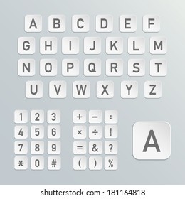 Vector Alphabet Set