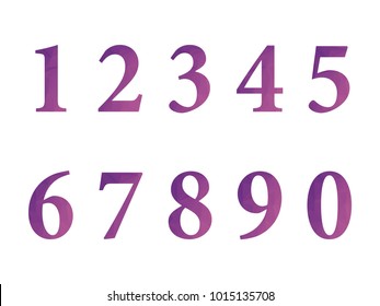 Vector Alphabet Set geometric font